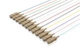 Pigtailset OM2 (50/125) SC LSZH STB 12 colors 900µm L=2m