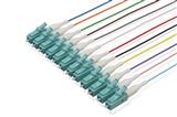 Pigtailset OM3 (50/125) LC LSZH STB 12 colors 900µm L=2m