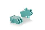 Adapter Optira DX OM3/OM4 LC Aqua SC-SX footprint