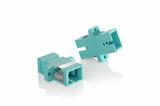 Adapter Optira SX OM3/OM4 SC Aqua