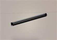 1U/1HE 19" Frontpaneel 24x SC SX/LC DX/E2000 SX (leeg) black