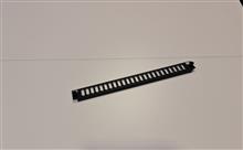 1U/1HE 19" Frontpaneel 24x SC DX/LC Quad (leeg) black