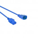 230V Aansluitkabel C13-C14 Blauw