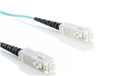 Patchcord SX OM3 (50/125) SC-SC LSZH Aqua 2,0mm