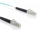 Patchcord SX OM3 (50/125) LC-LC LSZH Aqua L=3m