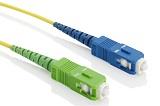 Patchcord SX G657A (9/125) SCupc-SCapc8 LSZH Geel 2,0mm