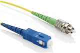 Patchcord SX G657A (9/125) SCupc-FCapc8 LSZH Geel 2,0mm