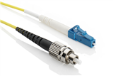 Patchcord SX G657A (9/125) LCupc-FCupc LSZH Geel 2,0mm
