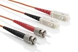 Patchcord DX OM1 (62,5/125) ST-SC LSZH Orange L=1m