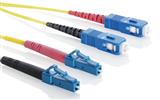 Patchcord DX G657A (9/125) SCupc-LCupc LSZH Geel 2,0mm