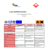 IsoPropylAlcohol (IPA 99,5%) 1 liter flessen